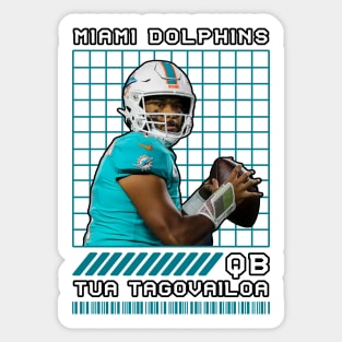 TUA TAGOVAILOA - QB - MIAMI DOLPHINS Sticker